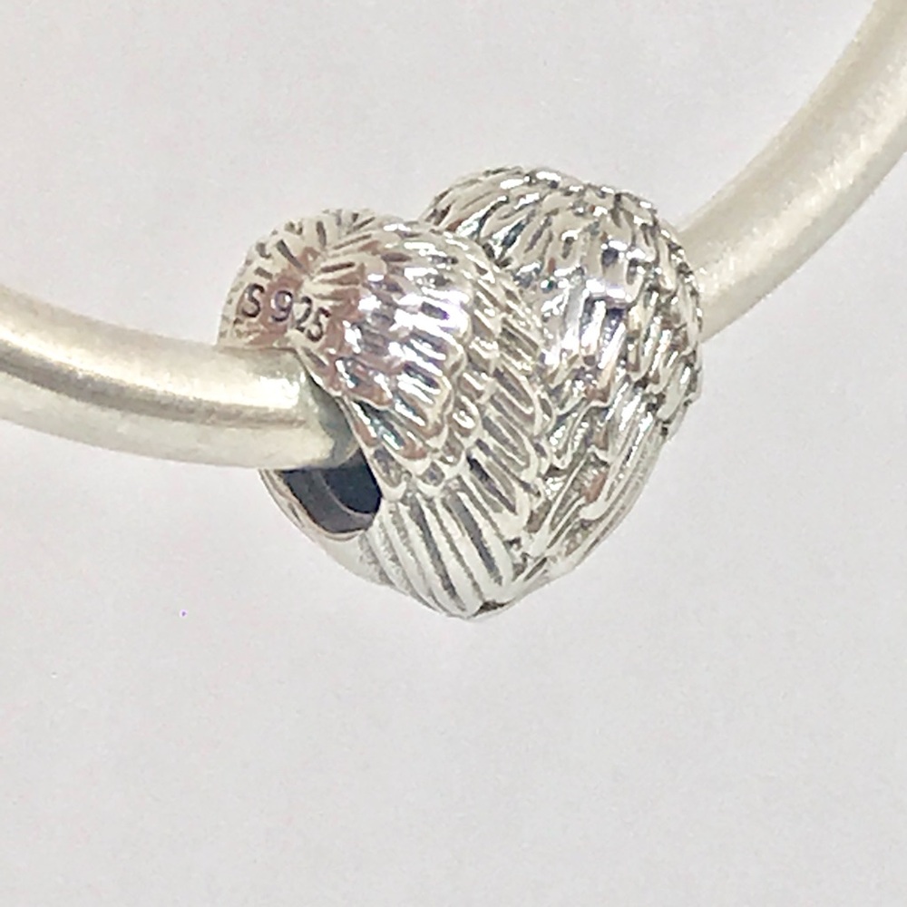 Pandora Angel Wings Silver Charm 925 Ale with gift box #193